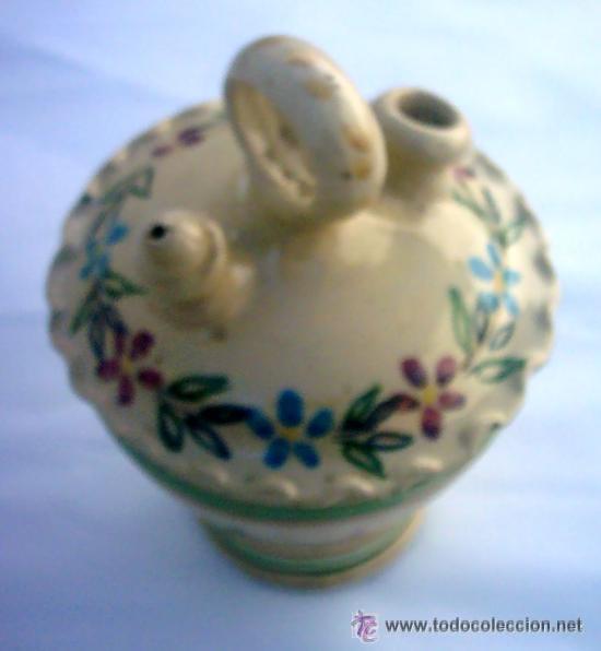 Antig&uuml;edades: BOTIJO PINTADO A MANO, MIDE 24CM. - Foto 3